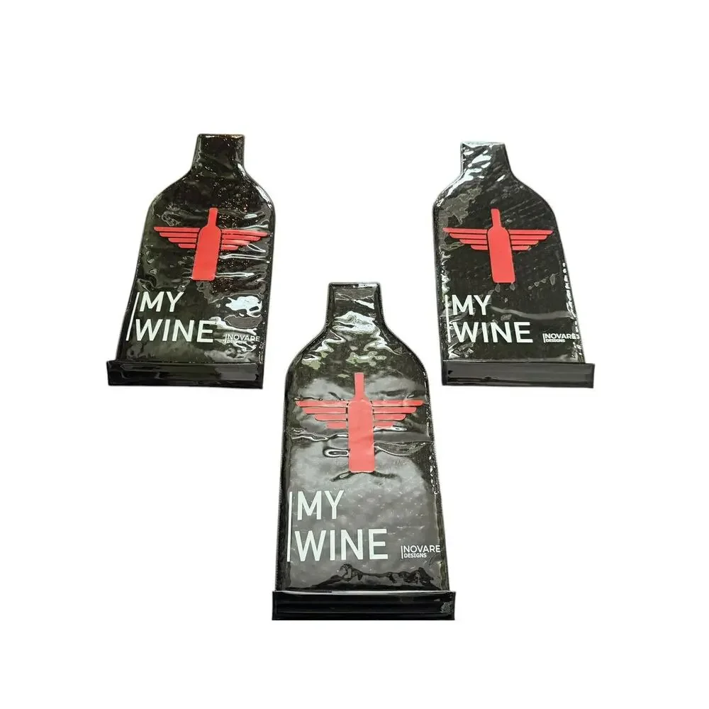 Wine Beer Bottle‎ Protector Bags (3) Sealable Travel Reusable Flight Inovare